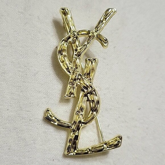 YSL YVES SAINT LAURENT BROOCH NIB - Picture 12 of 12